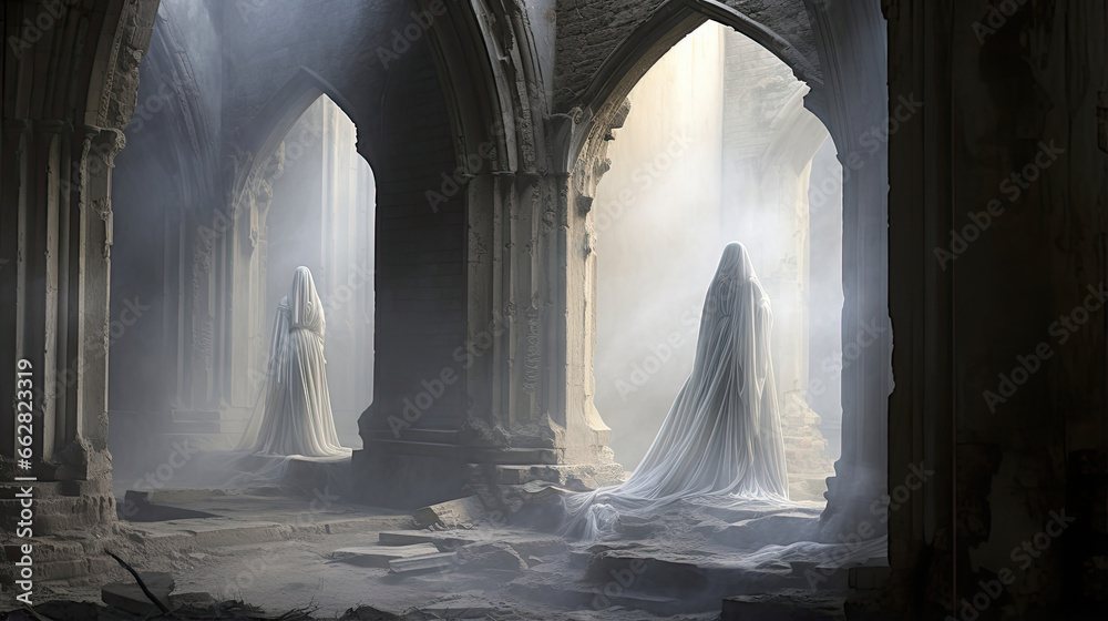 Spectral Figures Among the Ruined Archways Spectral Figures Among the Ruined Archways