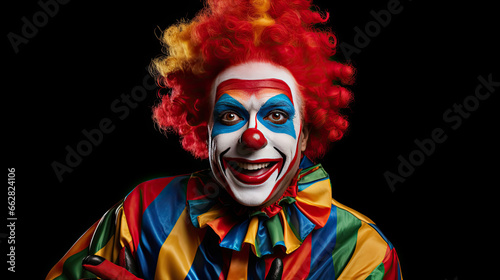 Lively Carnival Clown Costume