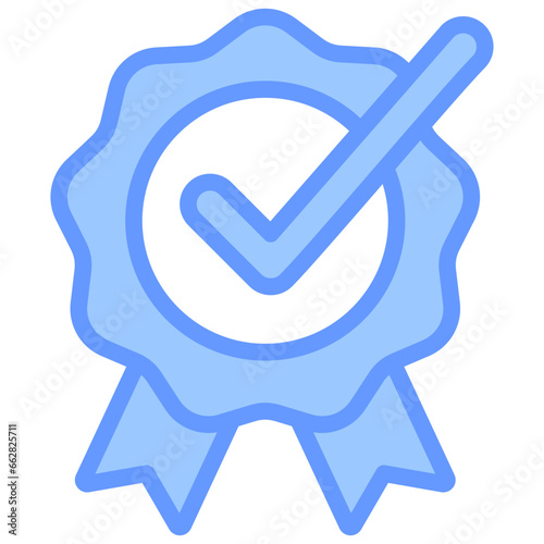 Quality Blue Icon