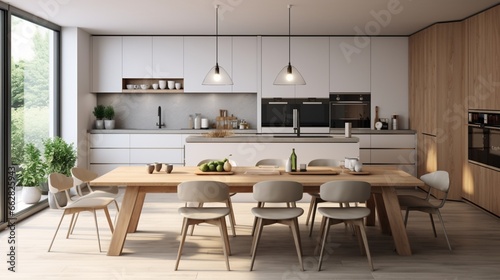 modern kitchen interior generated by AI