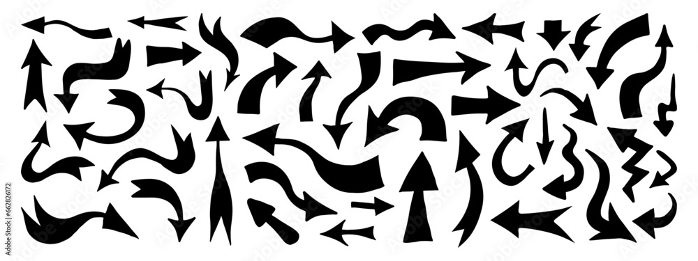 Cool Modern Arrows Icons Set Vector Design Elements. Pointer Direction Signs. Cool Modern Arrows Icons Set Vector Design Elements. Pointer Direction Signs.