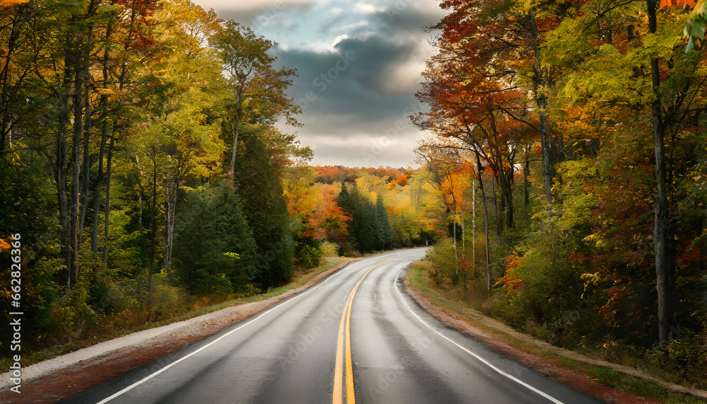 road in autumn road in autumn