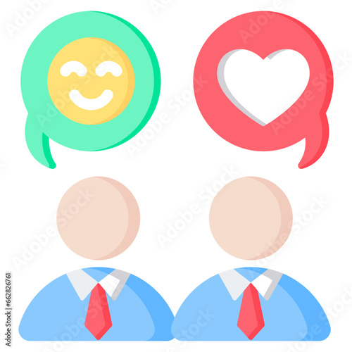 Polytely Flat Icon
