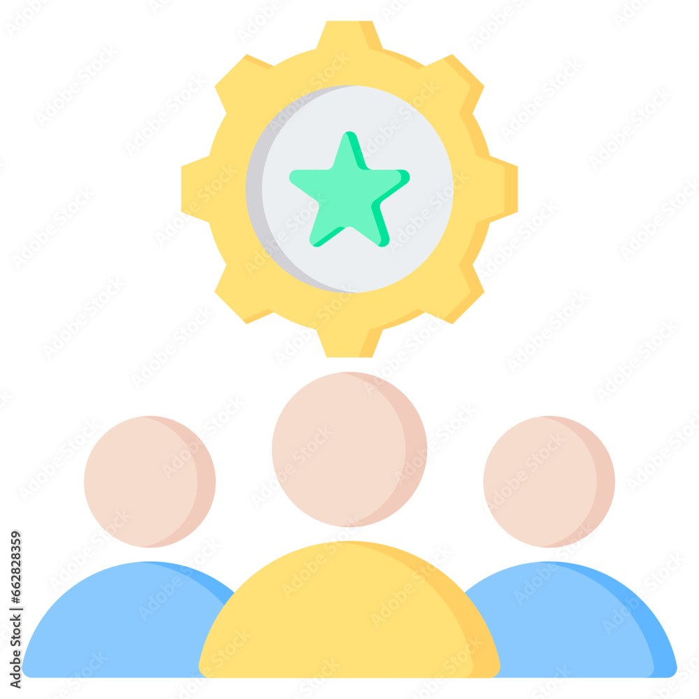 Leadership Flat Icon