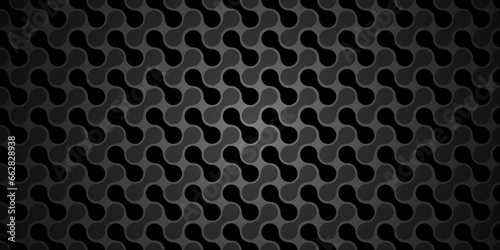 abstract black and gray steel grid metallic mesh metaball pattern texture backdrop background.