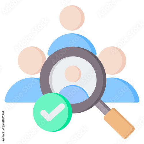 Candidate Selection Flat Icon