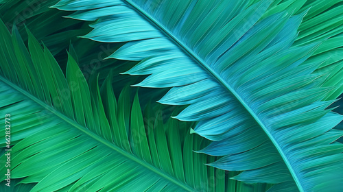 Exotic leaves background 