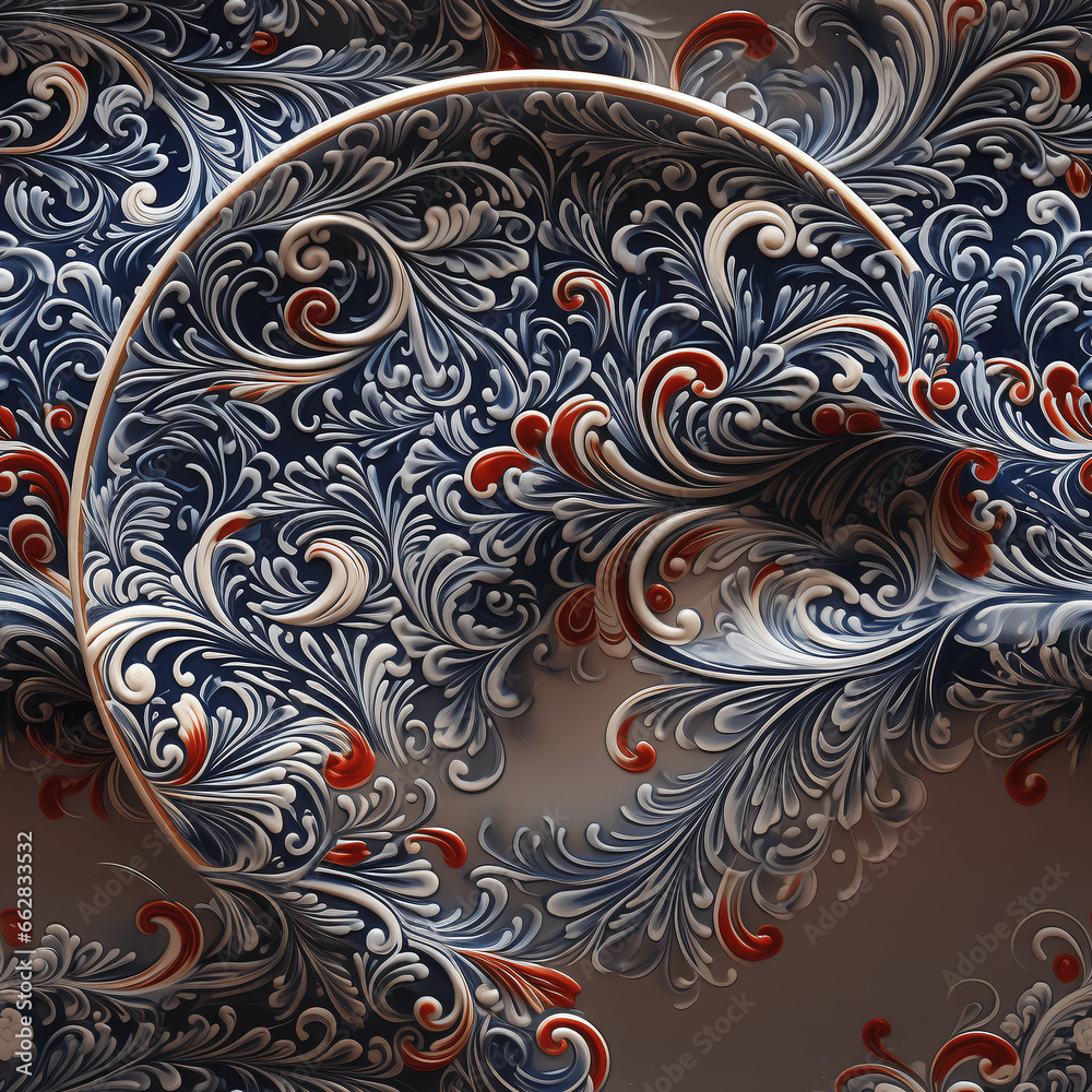 Arabesque Template Texture of Ceramic Plate Art (Tile) Arabesque Template Texture of Ceramic Plate Art (Tile)