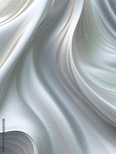 Palladium Creative Abstract Wavy Texture. Flowing Digital Art Decoration. Abstract Realistic Surface Vertical Background. Ai Generated Vibrant Curly Pattern.