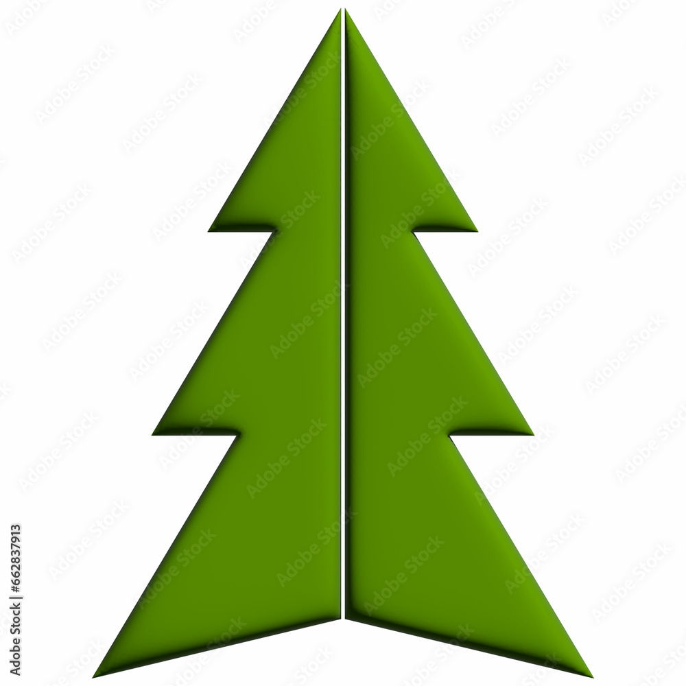 Christmas tree 3d decoration and design. Christmas tree 3d decoration and design.