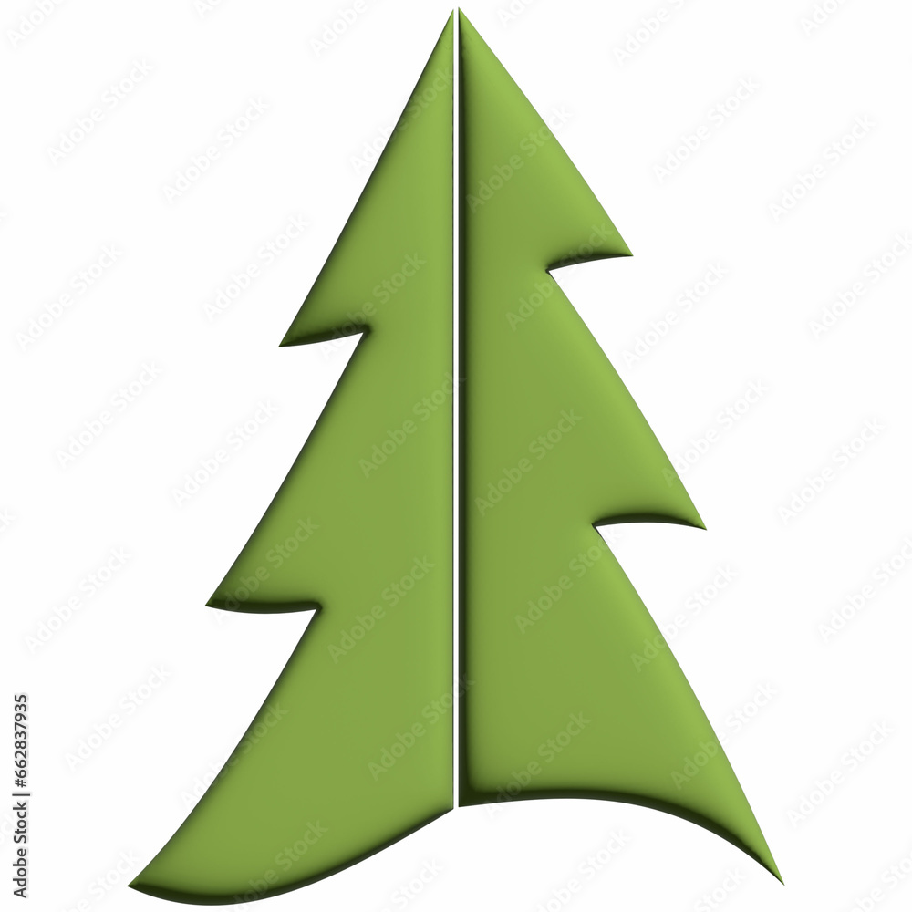 Christmas tree 3d decoration and design. Christmas tree 3d decoration and design.