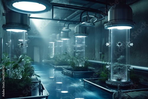 A facility that purifies and filters water to remove impurities and make it safe for consumption. Generative AI