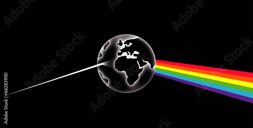 Dark side of the earth