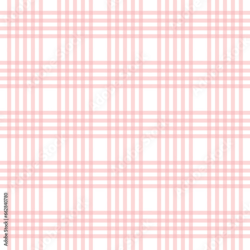 Pink and white checkered background. Seamless pattern. Vector. pink and white plaid