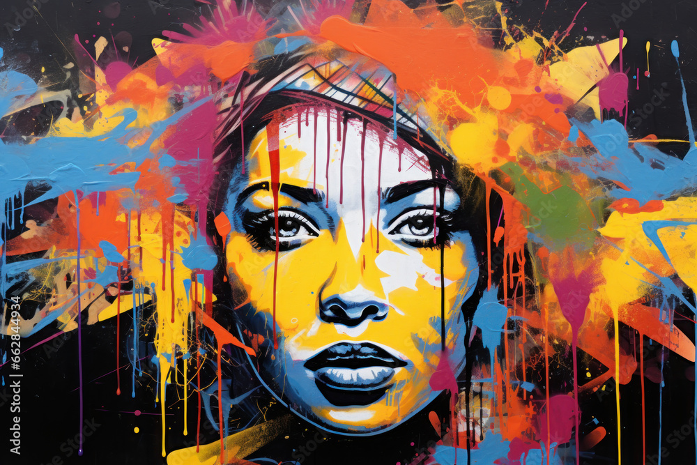 Naklejka premium Urban Street Artistry