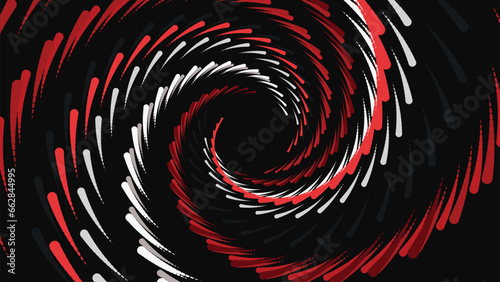 Abstract spiral vortex symbol logo background in dark color. This can be used as a logo or background wallpaper.