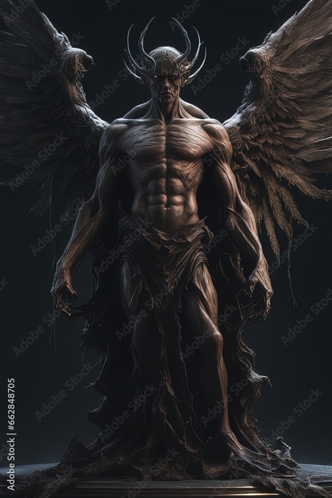 Beelzebub dark demon, fallen angel mystical ruler, demonic Beelzebub dark demon, fallen angel mystical ruler, demonic