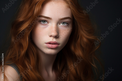 a professional photograph of an attractive 18 year old model,