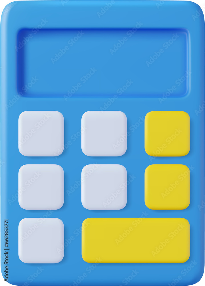 3d calculator icon