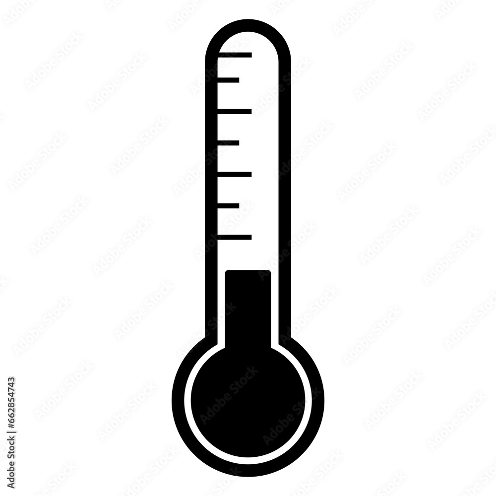 Thermometer isolated on a Transparent Background Thermometer isolated on a Transparent Background