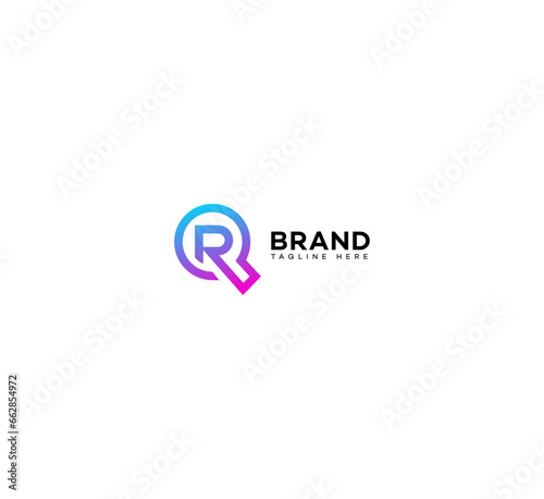 Free Download QR, RQ letter logo - GFXLoad