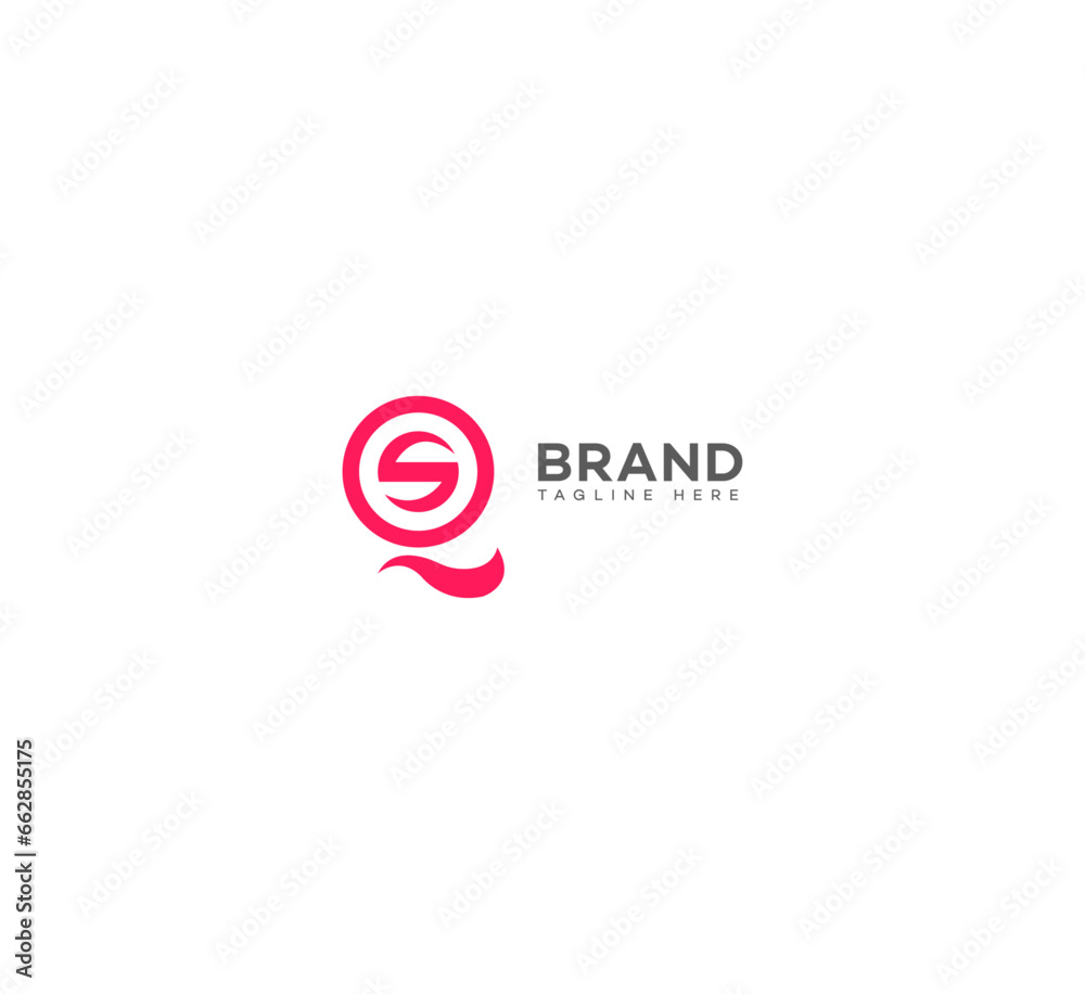 QS, SQ letter logo