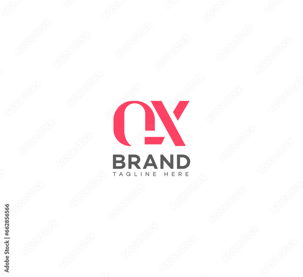 QX, XQ letter logo QX, XQ letter logo