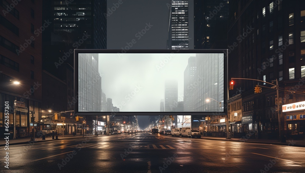Big billboard in the city