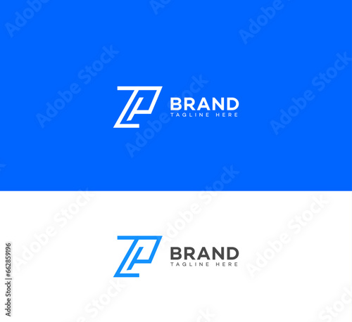 zp, pz letter logo
