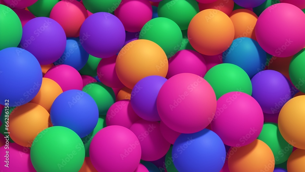 A Bunch Of Colorful Balloons