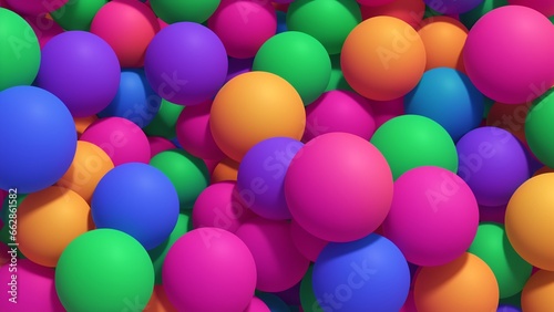 A Bunch Of Colorful Balloons