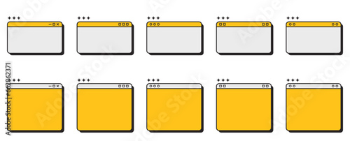 Retro Ui Webpage Frame