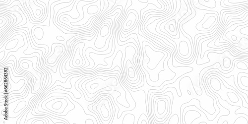 Abstract background with waves Topographic map. Geographic mountain relief. Abstract lines background. Contour maps. Vector illustration, Topo contour map white background, Topographic contour line.