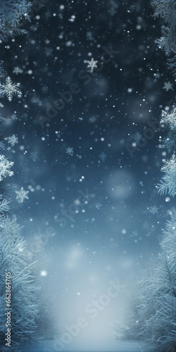 blue winter christmas background wallpaper gift card