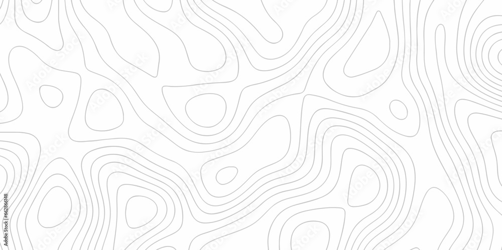 Abstract background with waves Topographic map. Geographic mountain relief. Abstract lines background. Contour maps. Vector illustration, Topo contour map white background, Topographic contour line.