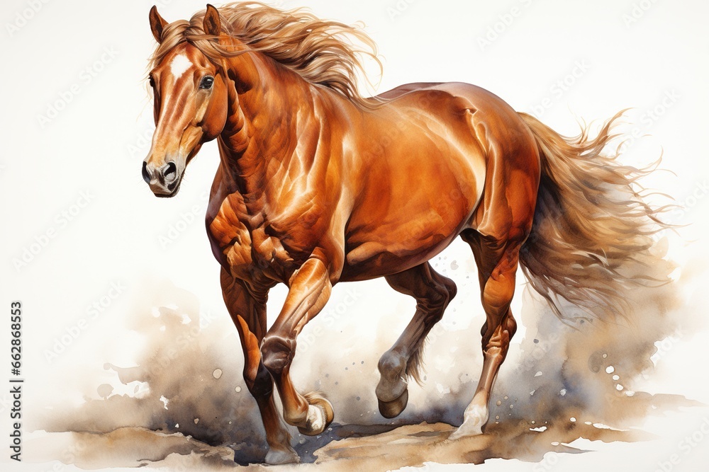 Obraz premium horse in winter