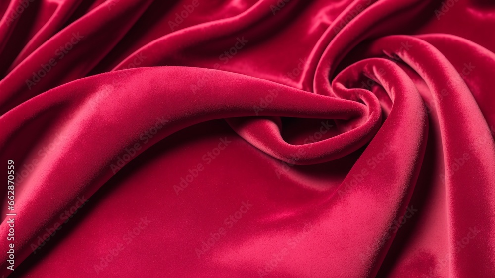 Fototapeta premium A Red Fabric