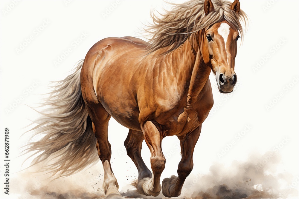 Obraz premium horse isolated on white