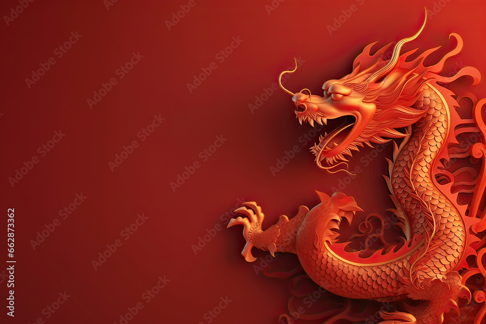 Obraz premium Red and Happiness: Celebrating Chinese New Year, Chinese New Year Festival