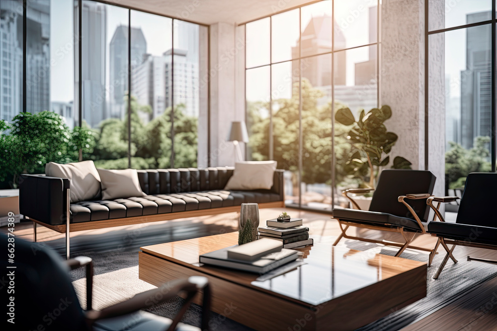 Minimalist style interior design of modern living room Modern Interior ...