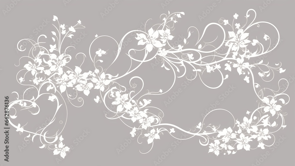 Floral Design Elements Vector