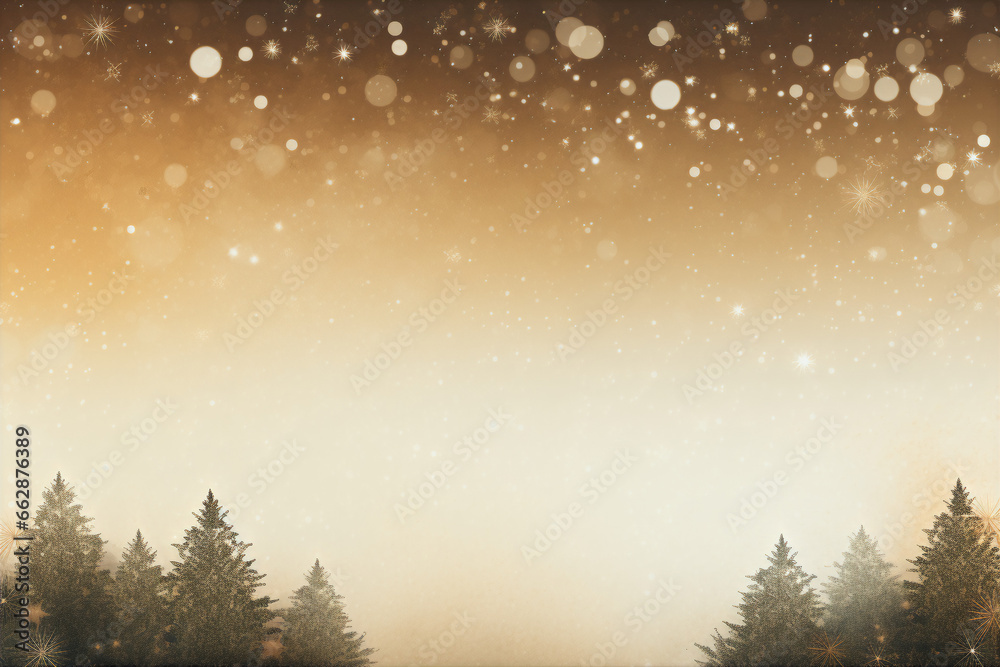 golden winter christmas background wallpaper gift card