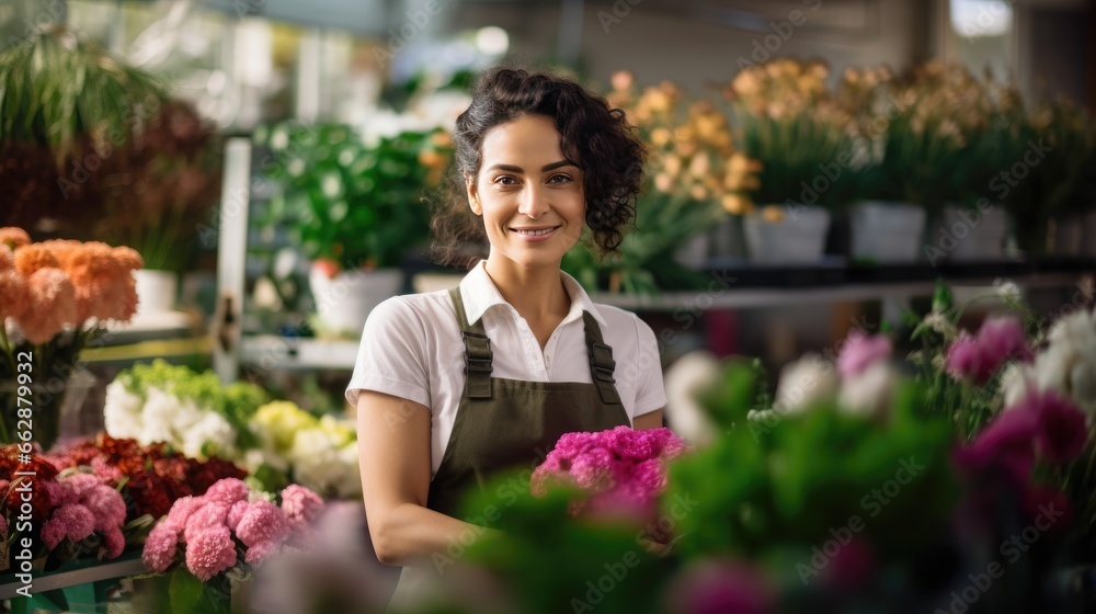 Flower shop worker Flower shop worker