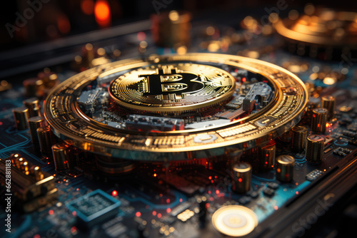 An innovative blockchain-based digital currency, changing the landscape of finance and payments. Generative Ai.