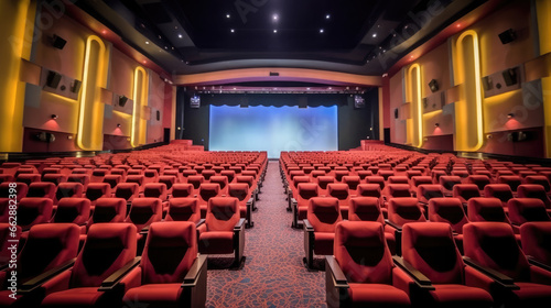 Luxury cinema theater room