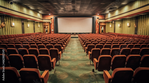 Luxury cinema theater room