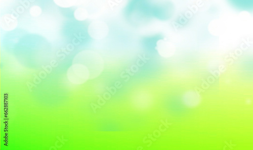 Green bokeh background with blank space for Your text or image, usable for social media, story, banner, poster, Ads, events, party, celebration, and various design works