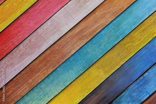 colored wood planks texture vintage background