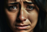 Sad Crying Woman face 