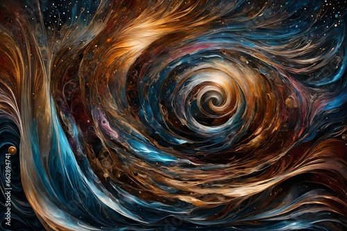 abstract background with spiral 4k HD quality photo. 